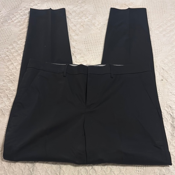 Express Black Dress Pants Straight-Leg Tailored Slim Fit size 34/32 - Picture 1 of 3